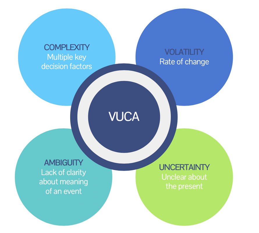 Infographic of VUCA definition