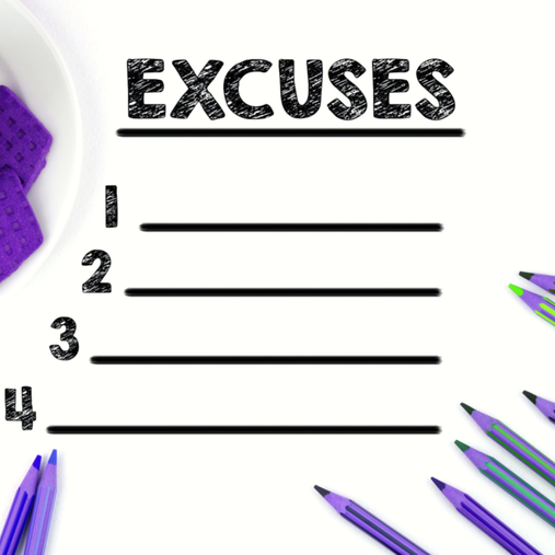 Numbered list of excuses